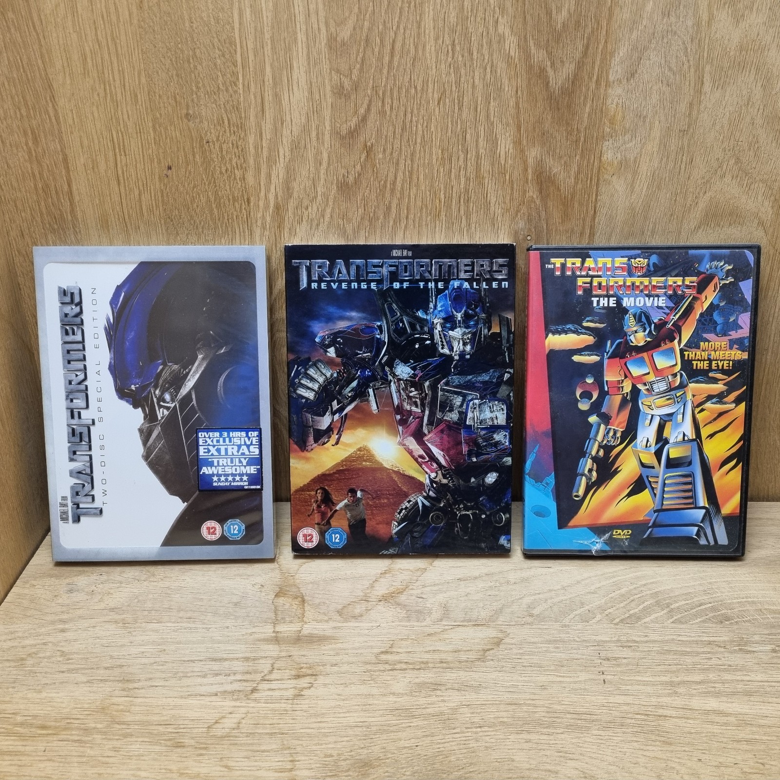 Transformers Movie Film Bundle Two-Disc Special Edition DVD, (1995 ,2007,& 2009)