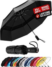 Repel Umbrella Windproof Travel Umbrellas for Rain - Easy Auto Open Close, Durab