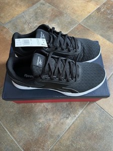 NEW Reebok Mens Dart Tr 2.0 Sneakers Black Training Low Top Shoes FV0702 | 11.5