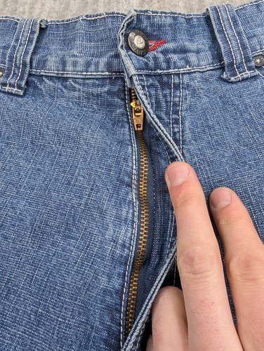 VINTAGE Paco Jean Shorts Men's 32x12 Denim Carpenter Sport Atmosphere Skater 90s - Picture 9 of 16