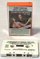 The Kinks Come Dancing Cassette Best Of 1977-1986 Arista Orange Case