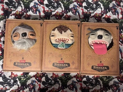 2024 LORD OF THE RINGS FUGGLER COMPLETE SET OF 3 GANDALF SMEAGOL & FRODO LTD ED