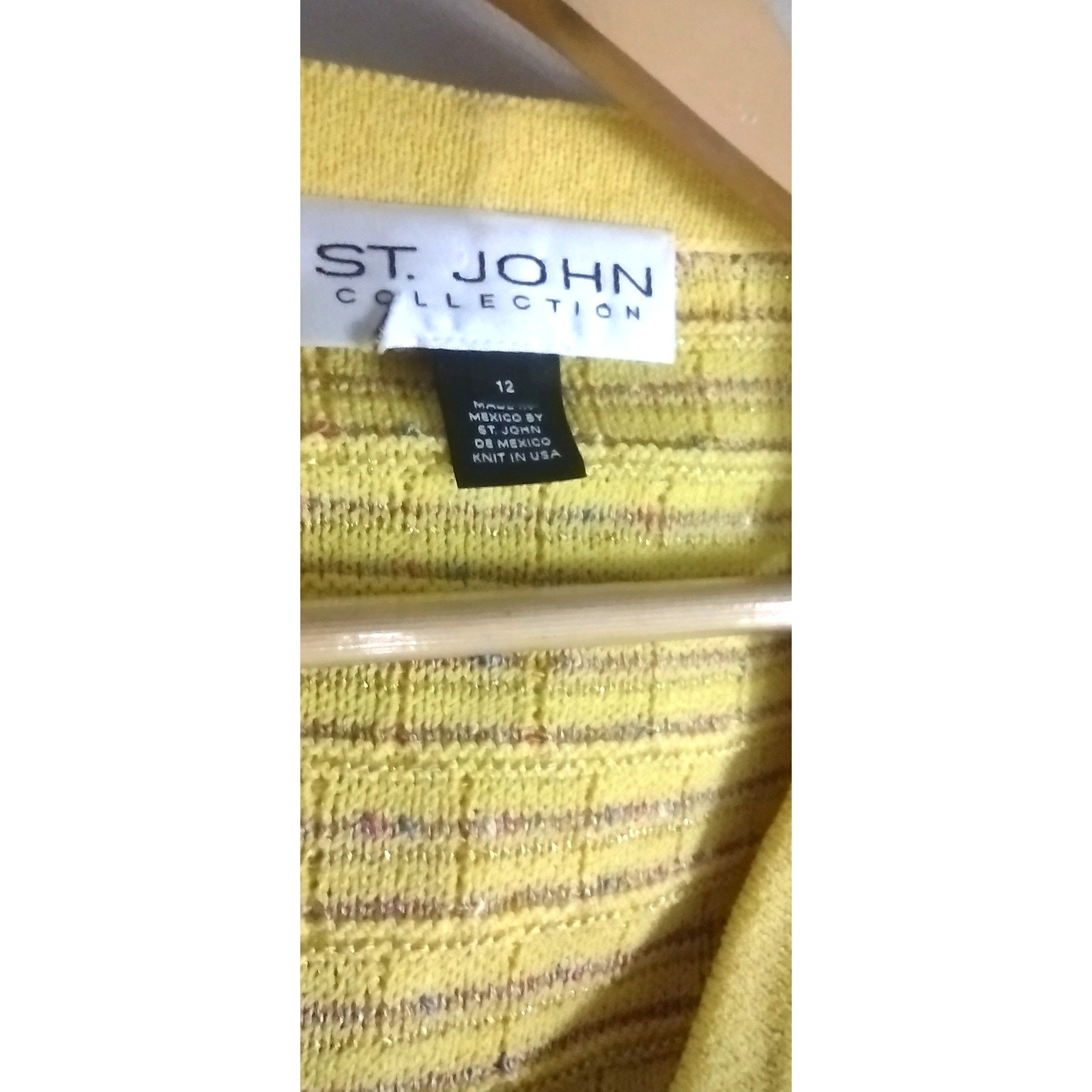 St John Collection Multicolor Yellow Button Front… - image 11