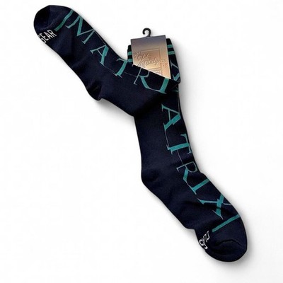 Matrix  Black + Green Lettering Crew Socks Size Large-XL (9-13)