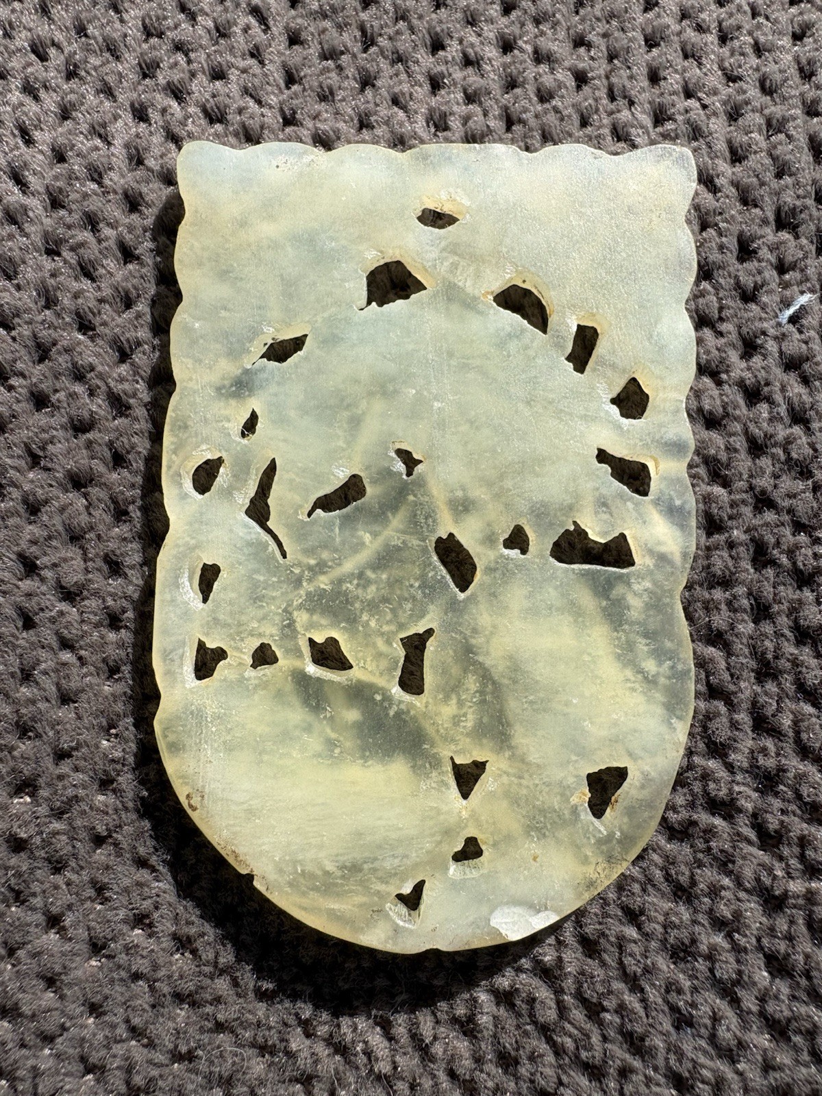 Chinese Celadon Jade Pendant - image 2