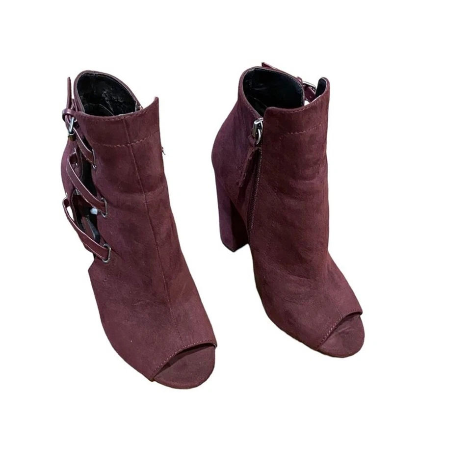 Botín de Tacón Daya by Zendaya Borgoña Talla 7 Foto 4 de 4