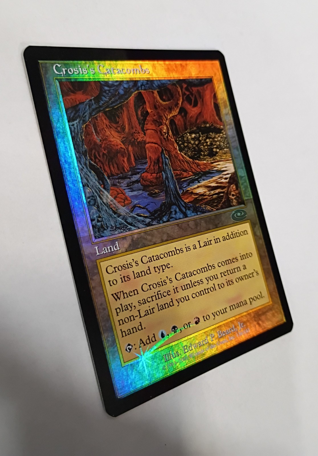 MTG Foil 1X Crosis's Catacombs X1 Planeshift - Magic - NM