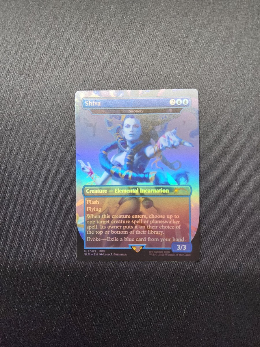 MTG 緻密/Subtlety シヴァレインボーFOIL Secret Lair Shiva - Subtlety (Rainbow Foil) - Secret Lair Drop Series