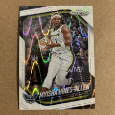 2025 Panini Prizm WNBA- Myisha Hines-Allen #96 White Seismic