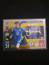 2021-22 topps uefa champions league card kai havertz #439 signature style 
