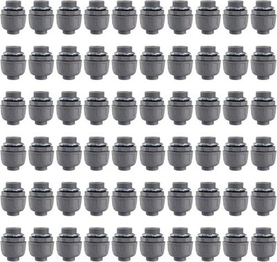 3/4 Inch Liquid Tight Connector PVC Electrical Conduit Fittings Straight 180 Deg