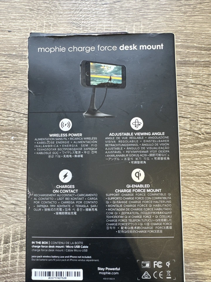 Mophie Charge Force Vent Mount Base Magnética para Coche Carga Inalámbrica Foto 3 de 4