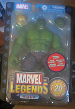 Marvel Legends Hulk Action Figure w  Alternative Face & Decals 20th Anniversary