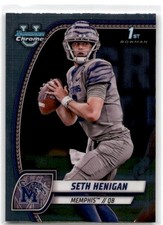 2024 Bowman University Chrome #162 Seth Henigan Memphis Tigers