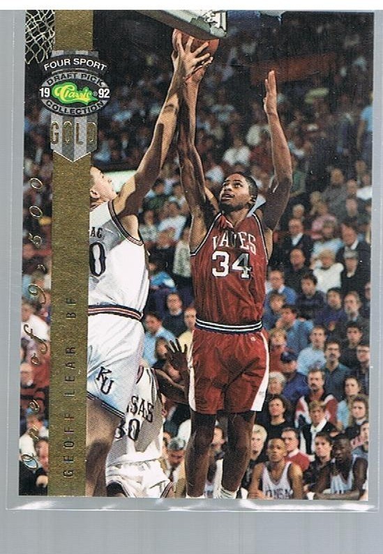 1992 Classic Four Sport /9500 Gold Geoff Lear #73