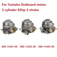CARBURETOR set ASSY For Yamaha Outboard Engine Motor 2T 75HP 85HP 688-14301-08