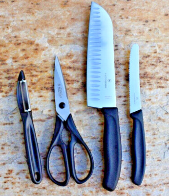 Victorinox Swiss Classic Kitchen Set Black 4 Piece