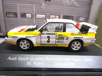 Audi Quattro Sport Rallye Monte Carlo Wm 1985 #3 RöHrl Hb Ixo Sp Cmr 1:43