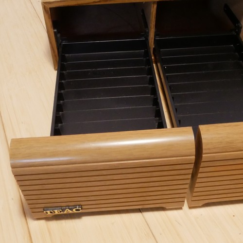 Vintage TEAC Cassette Holder Storage Case 3 Drawer 36 Tapes - Nice Condition - Picture 3 of 10