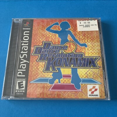Dance Dance Revolution Konamix, NEW, Black Label, (PS1)