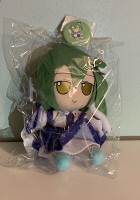 TOUHOU PROJECT Fumo Fumfumo 24 Kochiya Sanae Ver.2 Plush Doll Gift Badge Set NEW