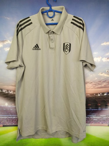 Fulham Jersey MEDIUM Polo Shirt Soccer Football Adidas ED9247 | eBay