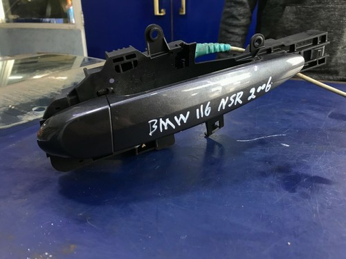 BMW 116i E87 2006 Türaussengriff hinten links NSR mit Kabel guter Zustand