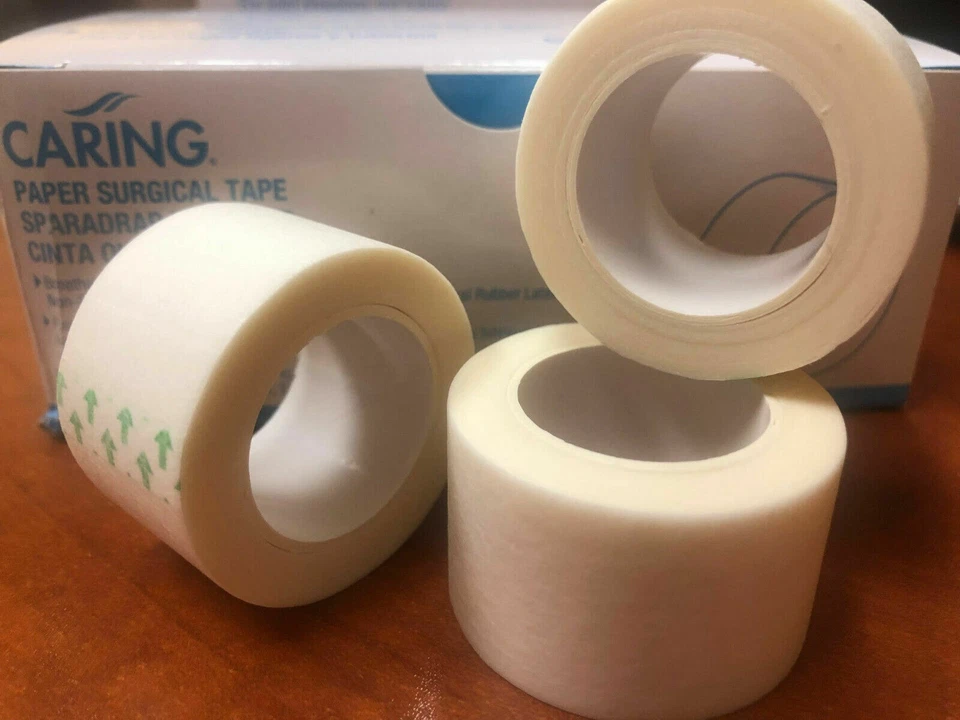 Cinta médica quirúrgica Micropore PAPER 1" x 10 yardas - 1, 2, 4, 6, 12, 24 rollos Foto 2 de 4