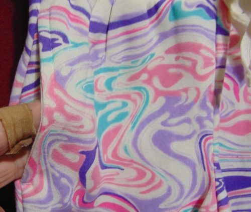 Girls Marble SWIRL Size 4 Fleece Jogger Pants by Extremely Me NEW W/ TAG - Picture 4 of 6
