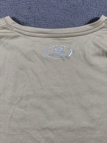 United States Navy Shirt Youth Large Under Armour Heat Gear Tech Performance - Picture 5 of 9
