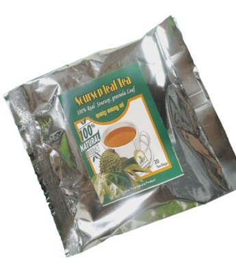 ''Premium Organic Soursop Leaf Tea - Natural Health Elixir, 100% Pure and Fresh''