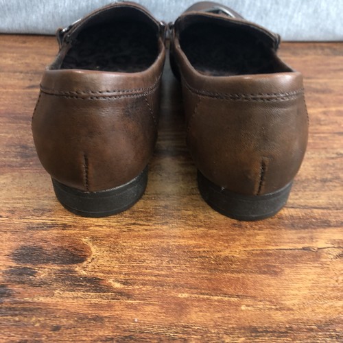 Born Shoes Women's Size 6 M/W Brown Horsebit Leather Loafers Slip On Shoes - Picture 3 of 11