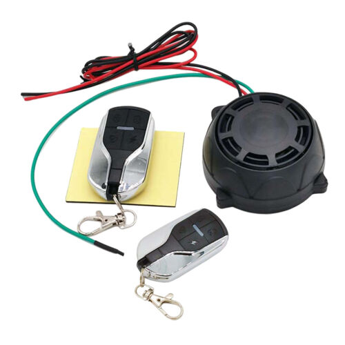 12V Motorcycle Alarm System Anti Theft Wireless Motion Sensor w/ Remote Control