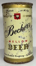 Becker's Mellow 12 oz. Flat Top Beer Can