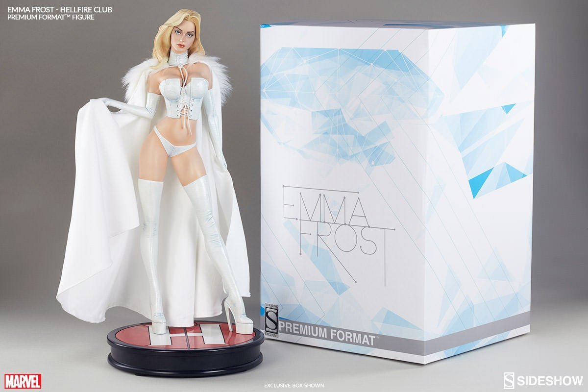Sideshow Sexy Emma Frost Hellfire Club Premium Format Exclusive Marvel SEALED Sideshow Sexy Emma Frost Hellfire Club Premium Format Exclusive Marvel SEALED