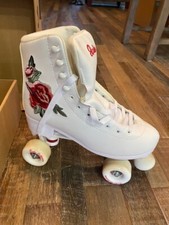 Rookie Rosa Quad Roller Skates - White/Red New in Original Packaging US size 7