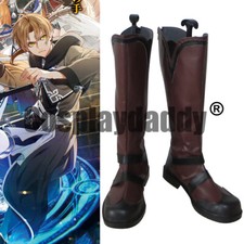 IN STOCK Mushoku Tensei Adult Rudy Rudeus Greyrat Cosplay Shoes Brown Boots