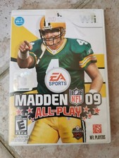 Madden NFL 09 All-Play Nintendo Wii Case and Manual Only - No Game