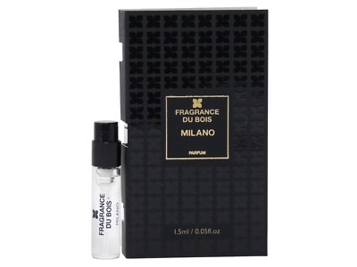 FRAGRANCE DU BOIS MILANO 1.5ml .05fl oz x 1 COLOGNE PERFUME SPRAY SAMPLE