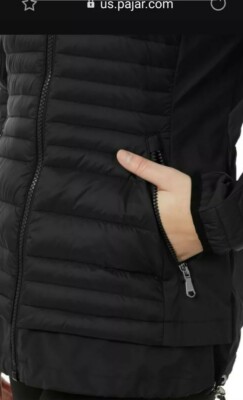 Doudoune Légère Et Compressible PAJAR Makani Femme - Taille M Noir - 550 Fill Power - Neuf Avec étiquettes
