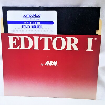 COMPUADD System Utility 5.25 Disk 433DX 420SX 425 450 333FP 325LP 320S ...