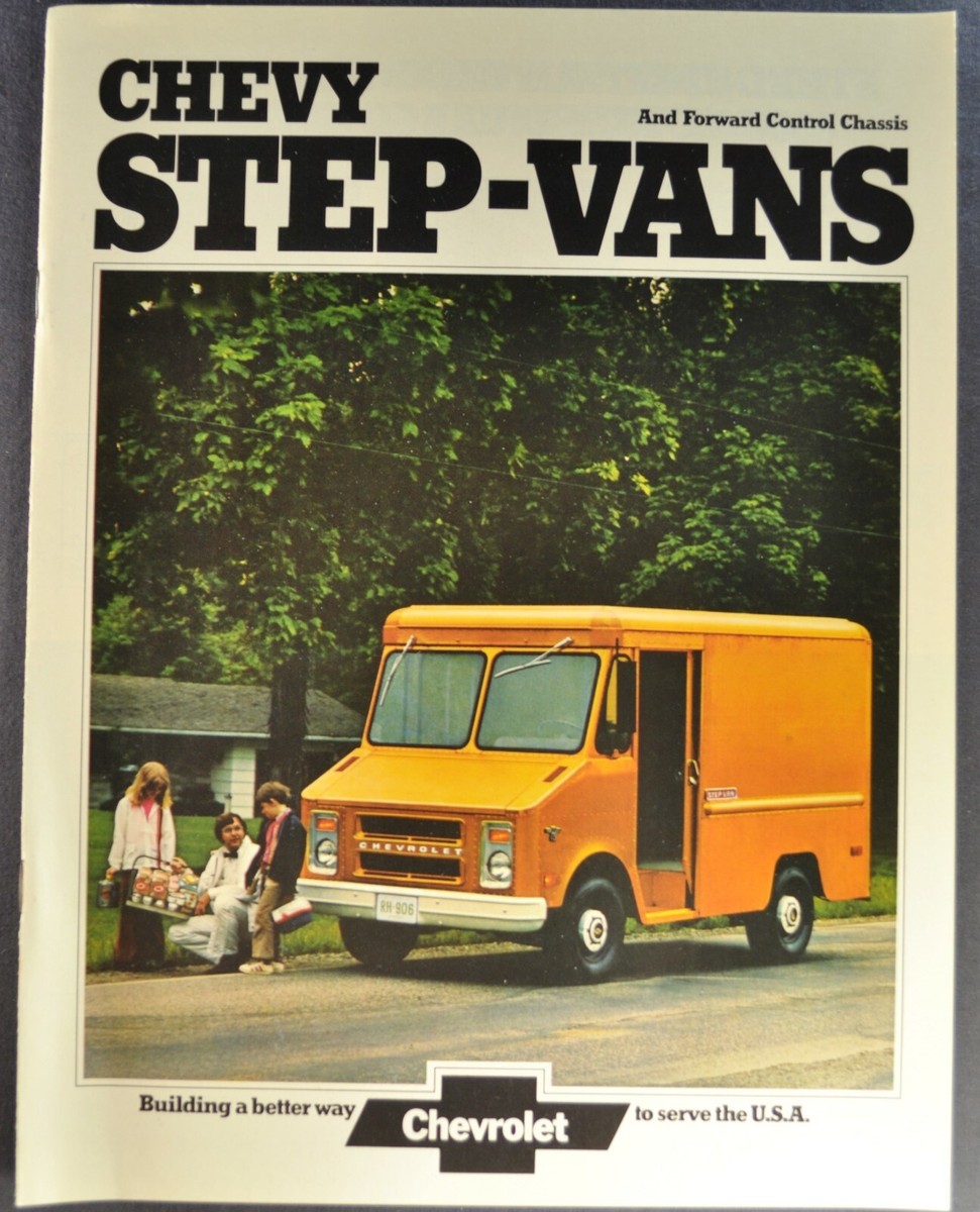 1974 Chevrolet Step-Van Truck Brochure Utility Delivery Excellent