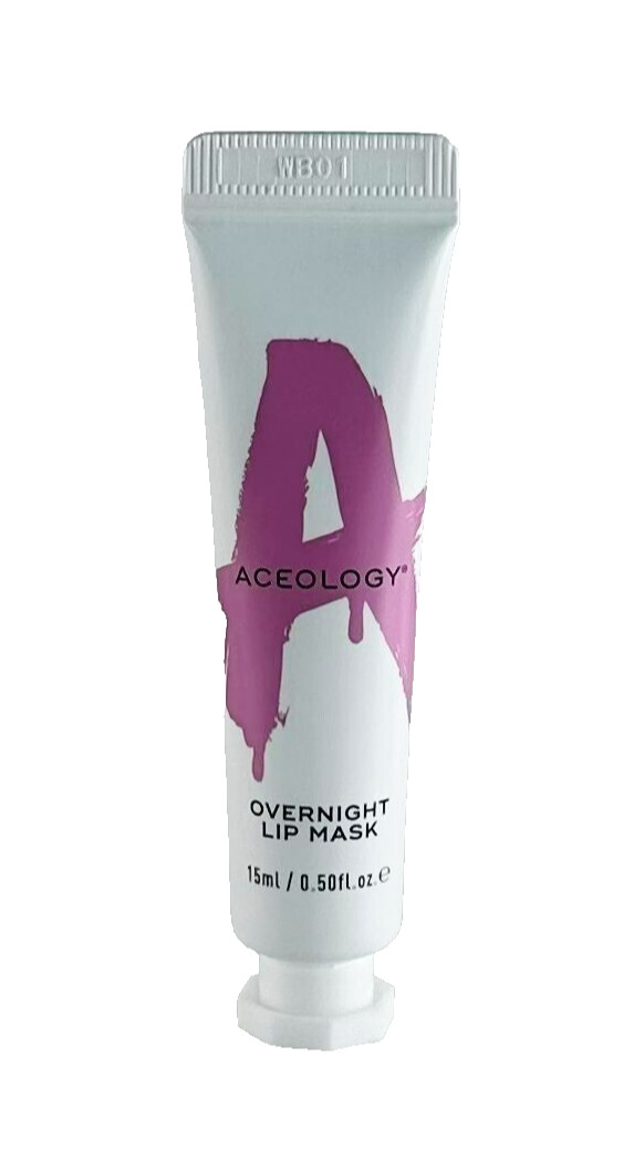 Beauty Brand Aceology Exfoliating, Hydrating & Smoothing Overnight Lip Mask 15ml