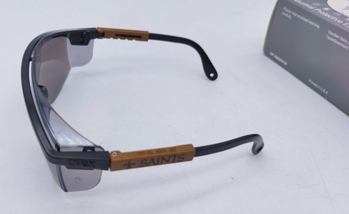 VTG New NOS UVEX Astrospec 3000 Safety Glasses Sunglasses New Orleans Saints USA - Picture 2 of 7