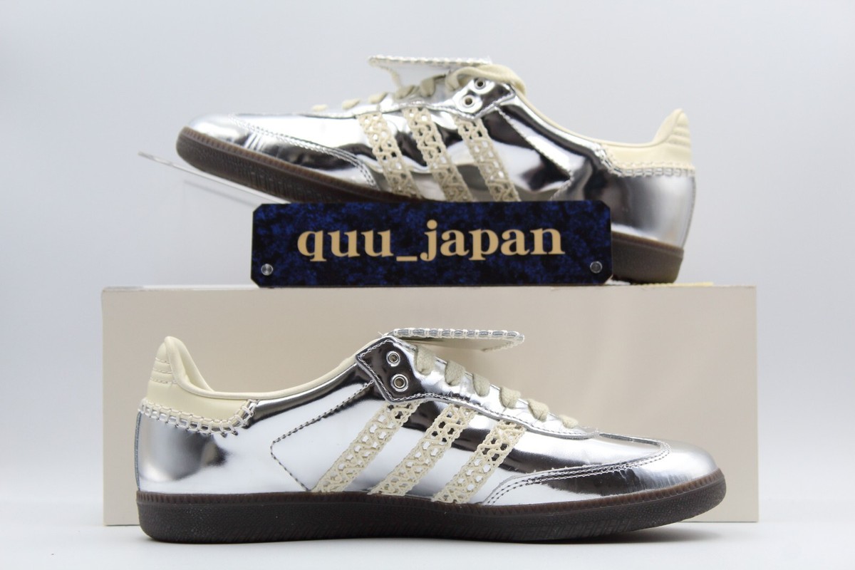 Size 6.5 - Wales Bonner x adidas Samba Silver Metallic for sale