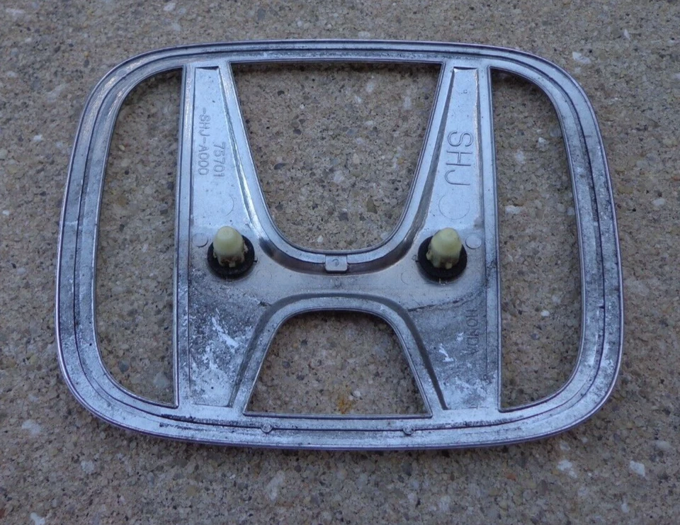 Logotipo decalque emblema porta escotilha traseira Honda Odyssey OEM estoque original genuíno - Imagem 2 de 2