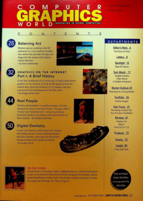 Computer Graphics World Magazine October 2000 Young at Heart