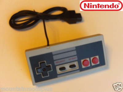 2x Classic Nintendo Nes System Console Controller 8-Bit 6FT Retro Control Pad  