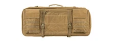 Lancer Tactical 1000D Nylon 3-Way Carry 29" Double Rifle Gun Bag (Khaki) Airsoft