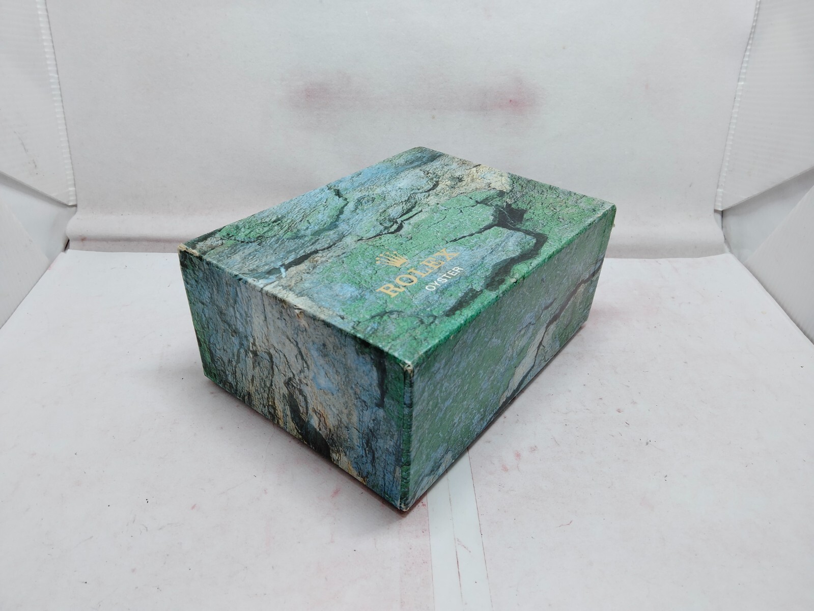 VINTAGE GENUINE ROLEX Watch box case 68.00.71 wood leather no inner 231105007yS